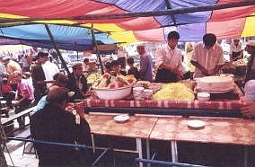 Essensstand in Kaschgar
