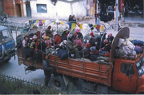 Pilgerlastwagen Tibet